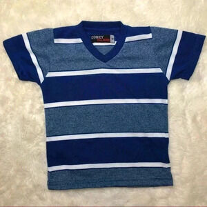 Coney Island T-Shirt  Blue & White Stripes Size 3T
